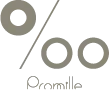 ‰ promille